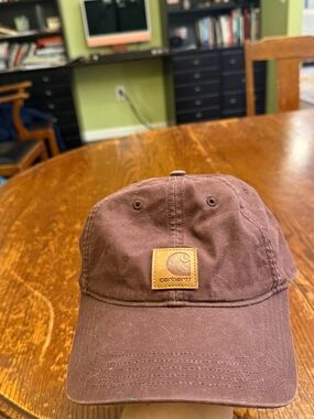 Carhartt Washed Brown Canvas Patch Cap